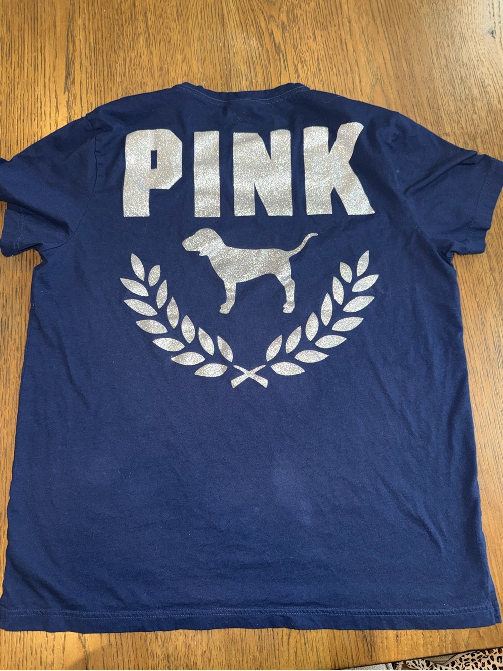 PINK Victoria's Secret Navy Tag Tee